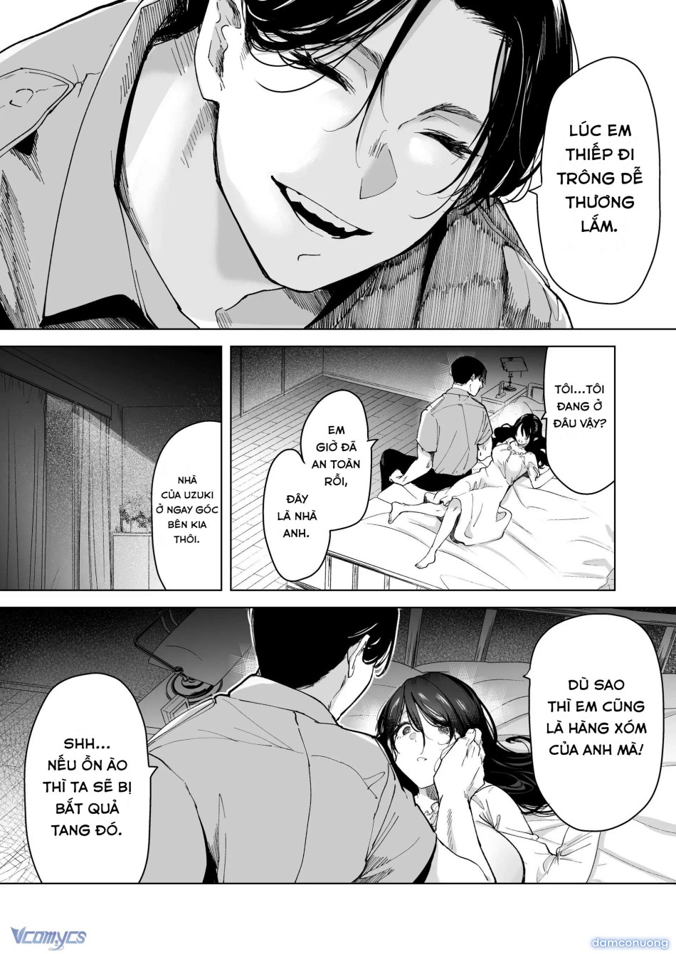 『18+』Anh cảnh sát nhà bên si tình - Cô vợ ngày ngày bị giam giữ và NTR trong lồng sắt 