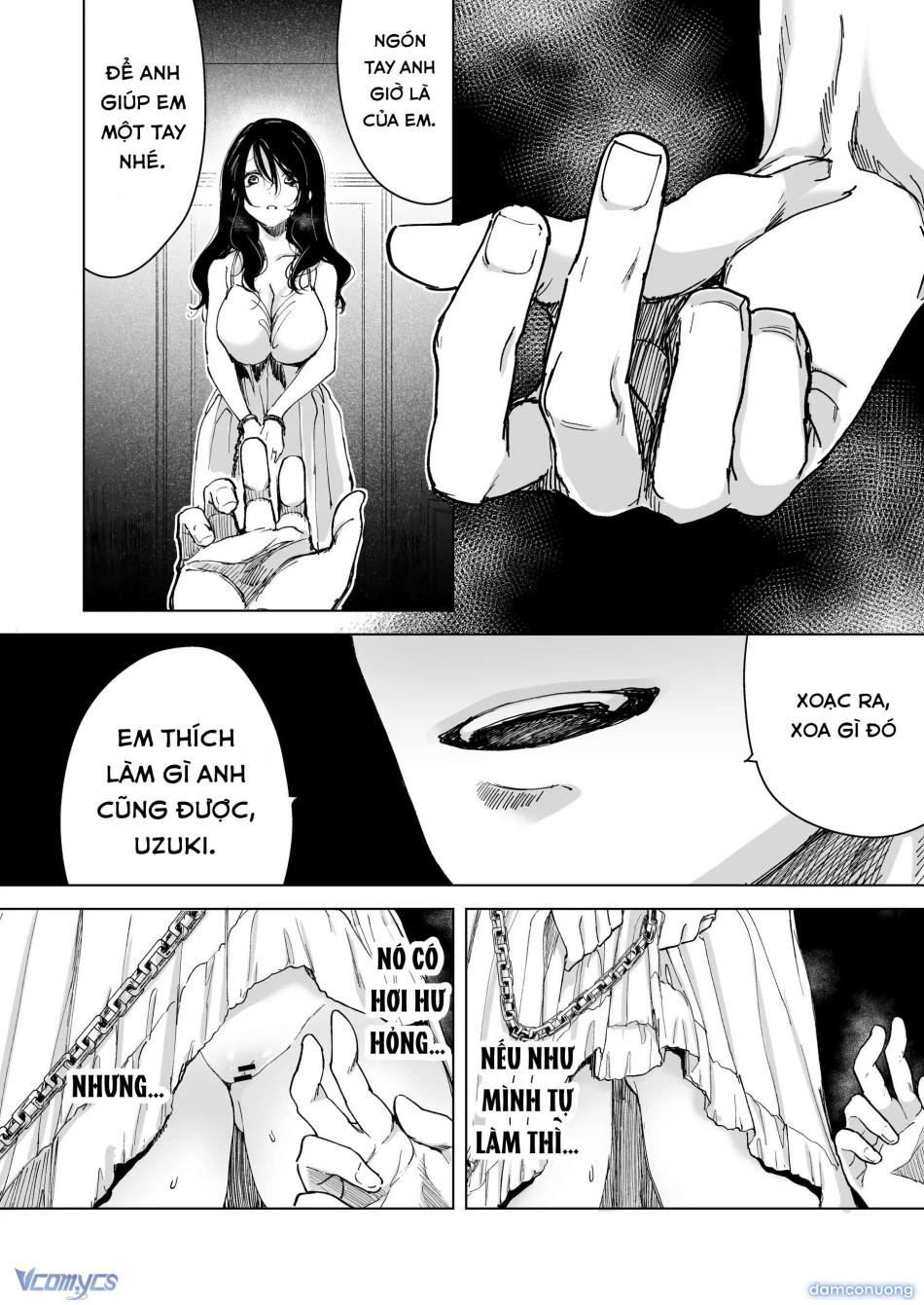 『18+』Anh cảnh sát nhà bên si tình - Cô vợ ngày ngày bị giam giữ và NTR trong lồng sắt 