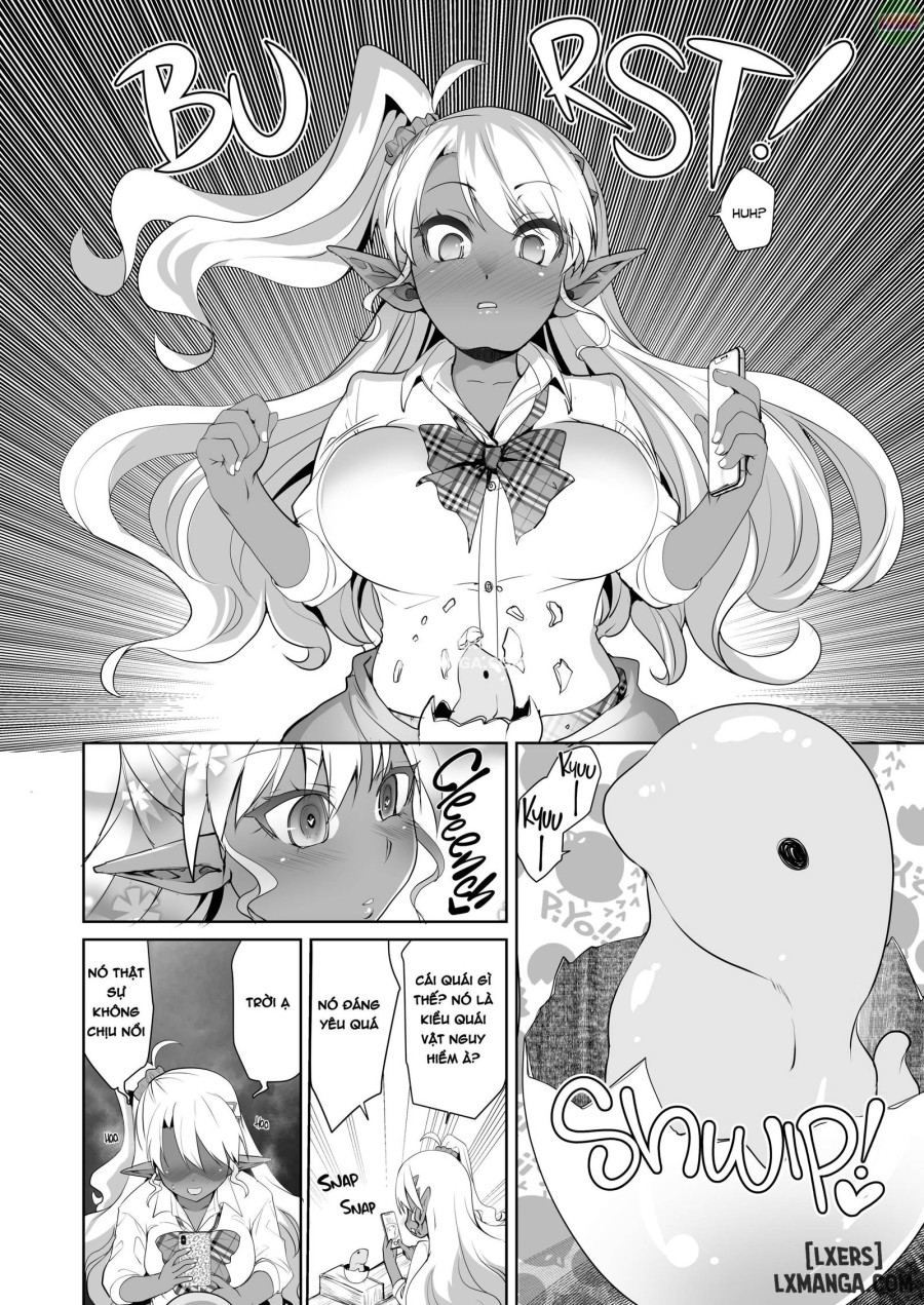 Dark Elf Schoolgirl Raises Tentacles 