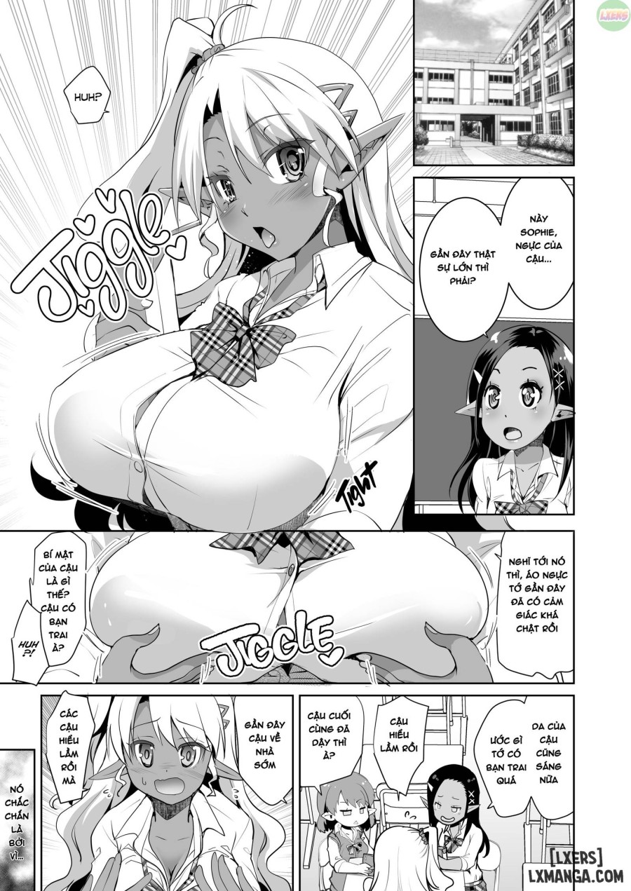 Dark Elf Schoolgirl Raises Tentacles 