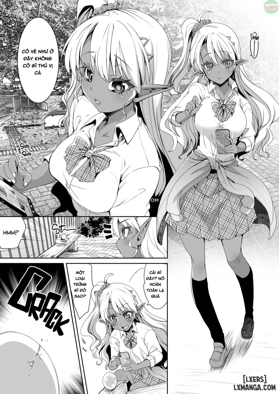Dark Elf Schoolgirl Raises Tentacles 