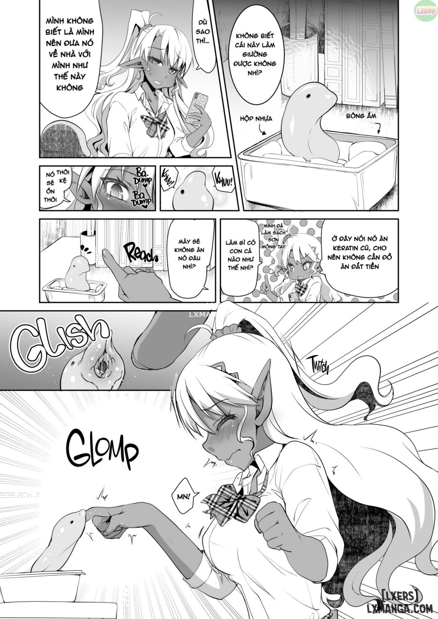 Dark Elf Schoolgirl Raises Tentacles 