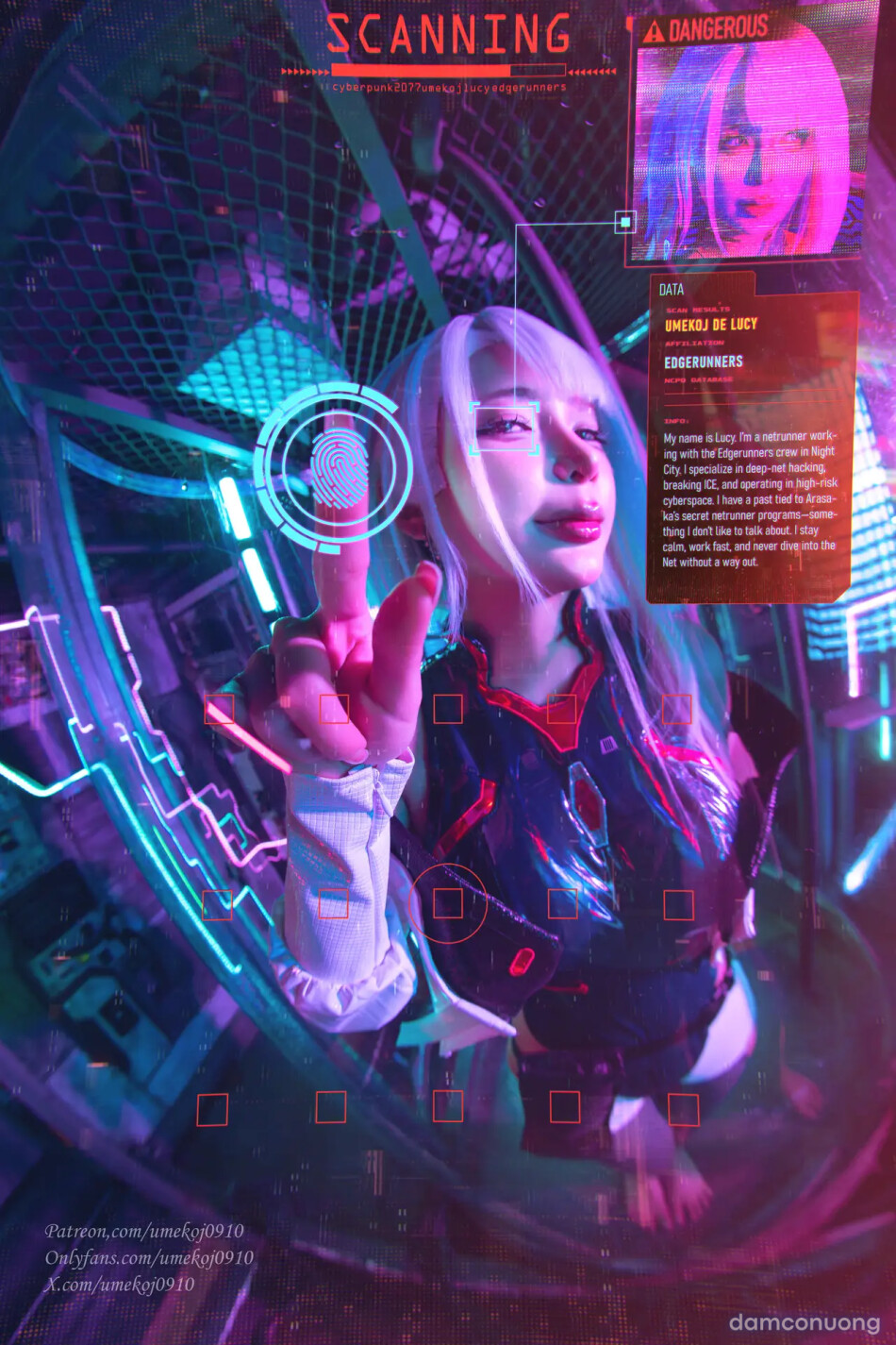 UmekoJ Cosplay Lucy Cyberpunk Edgerunner 