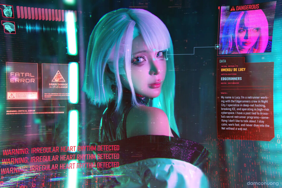 UmekoJ Cosplay Lucy Cyberpunk Edgerunner 