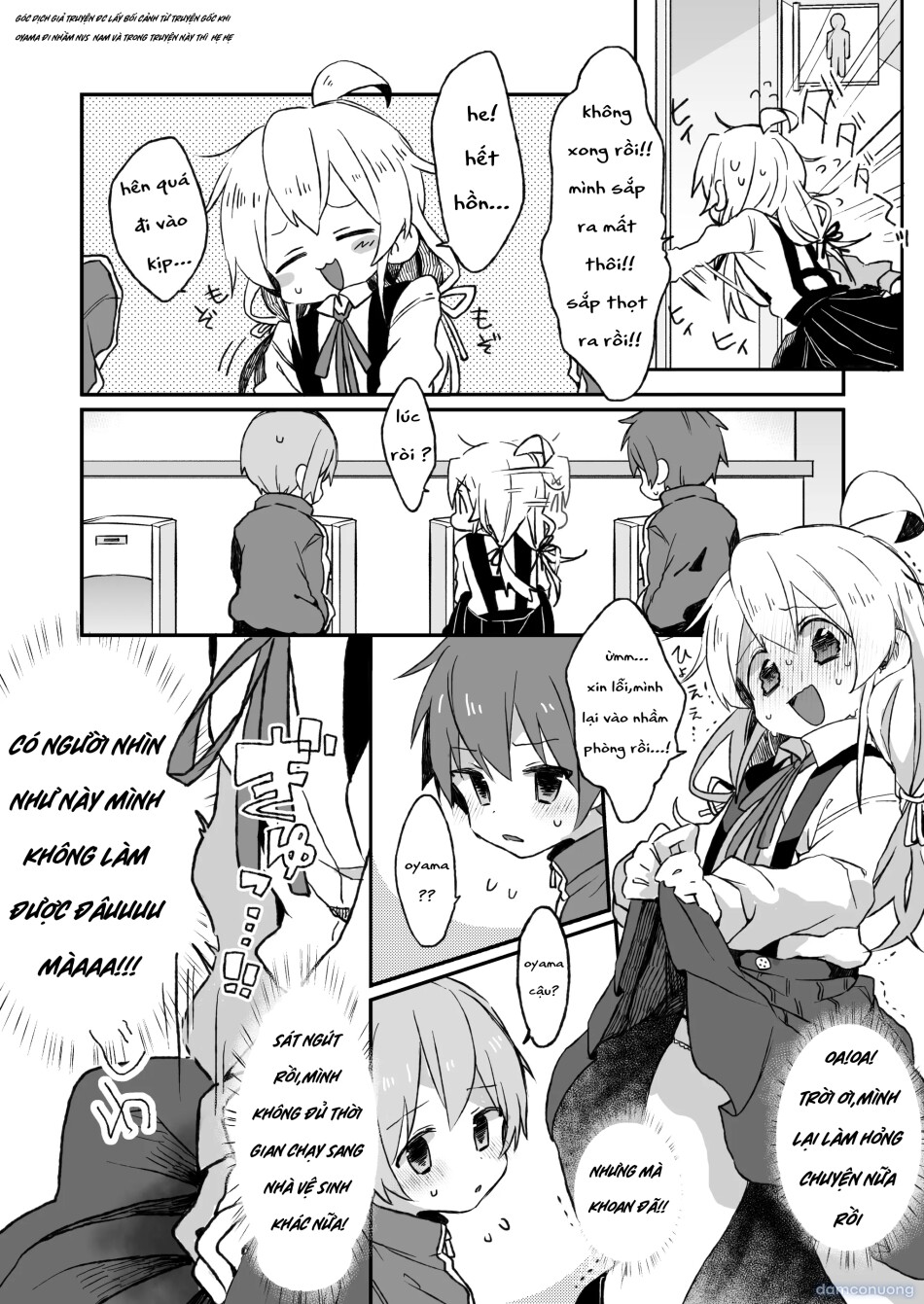 [Doanobu (Satotuki Tiyo, Mituiro)] Omorashi Baretara Oshimai! (Onii-chan wa Oshimai!) [Vietnamese] [furinazam_Translations][Digital] 