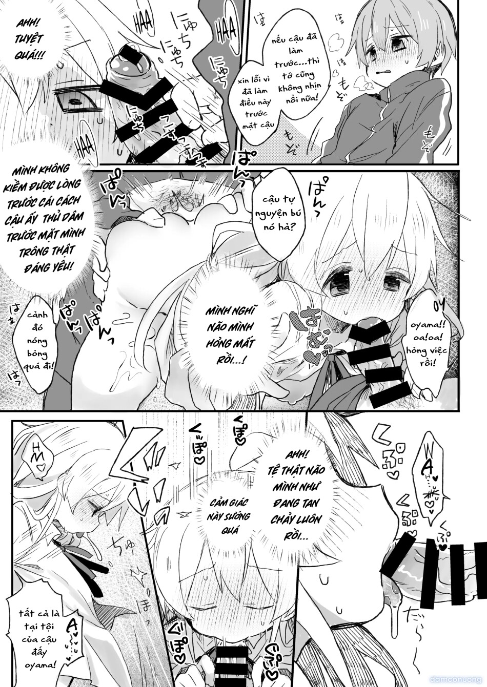 [Doanobu (Satotuki Tiyo, Mituiro)] Omorashi Baretara Oshimai! (Onii-chan wa Oshimai!) [Vietnamese] [furinazam_Translations][Digital] 