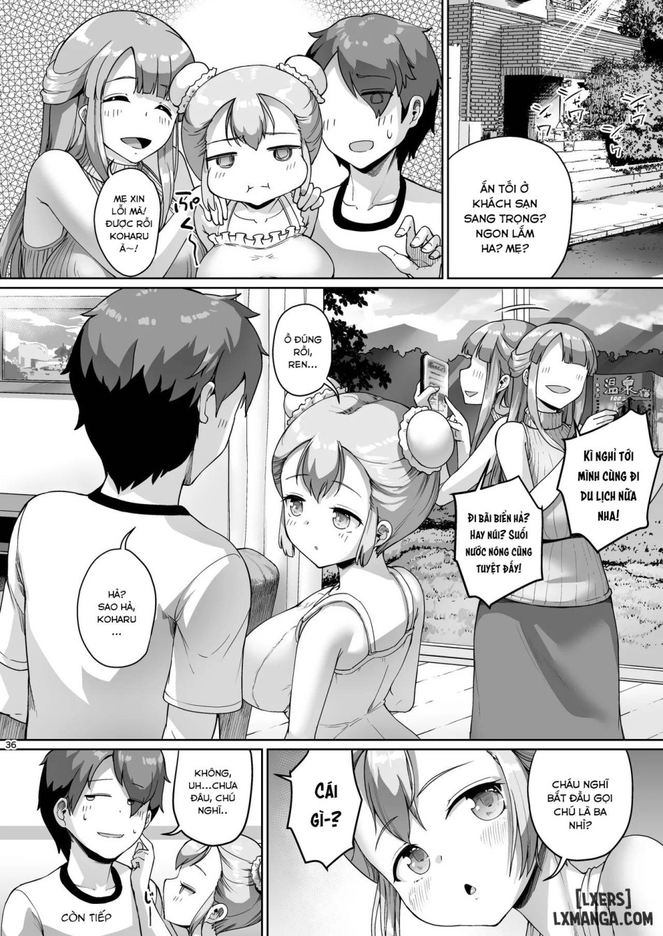 Cared For By A Busty Mother & Daughter 