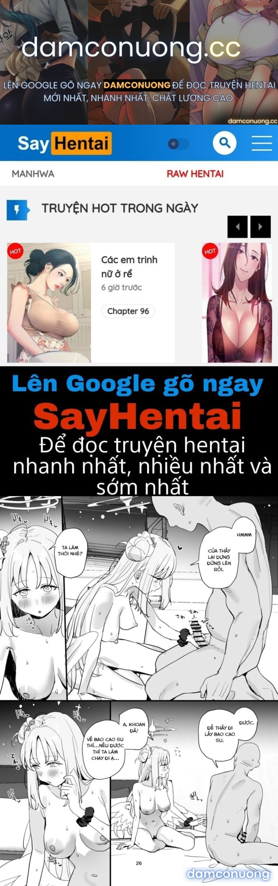 Thầy ơi, mình "làm chuyện ấy" cũng được mà, nhỉ? 
