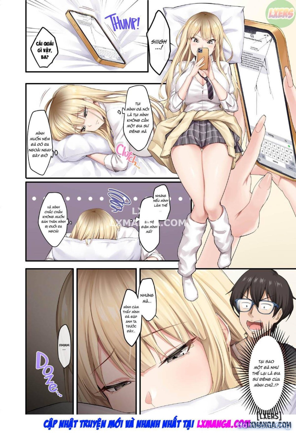 Bài Học Tại Nhà Với Những Gyaru Khiêu Gợi 1 