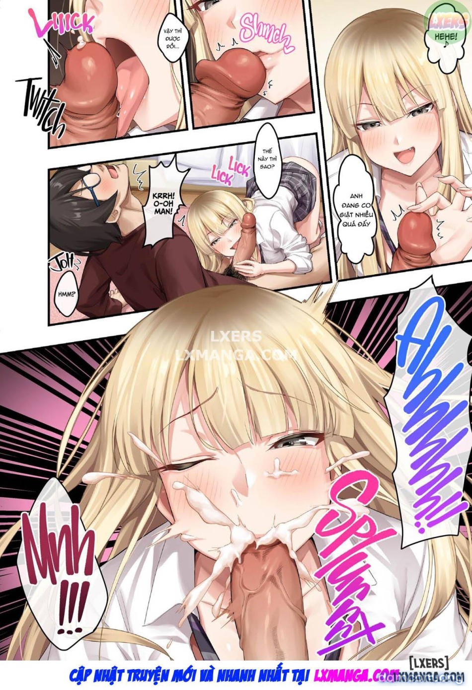 Bài Học Tại Nhà Với Những Gyaru Khiêu Gợi 1 