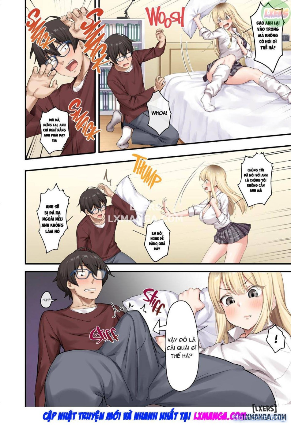 Bài Học Tại Nhà Với Những Gyaru Khiêu Gợi 1 