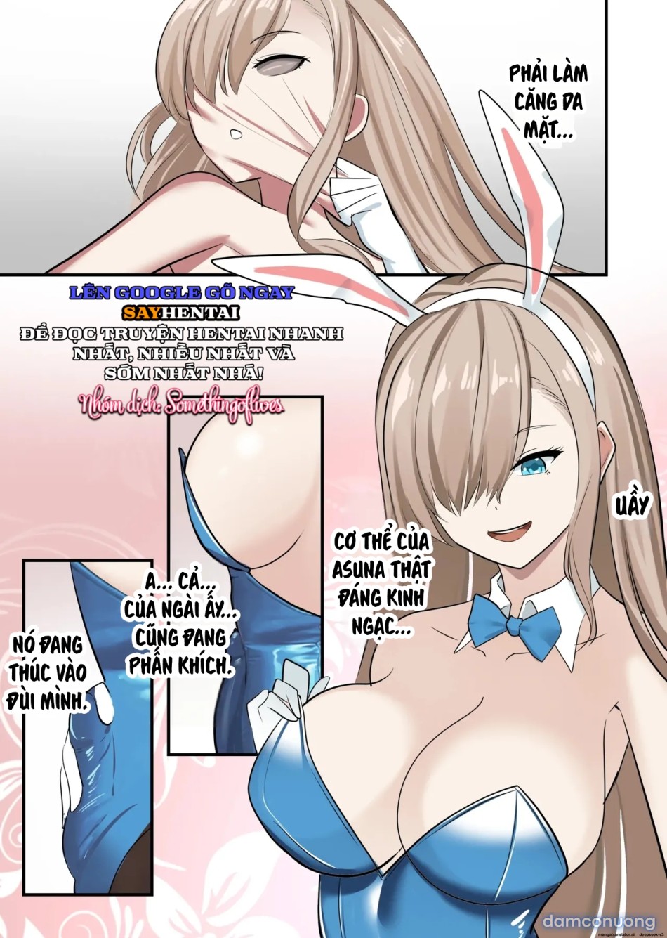 Tinh dịch của tôi bị hút cạn khi mặc bộ đồ của Asuna 