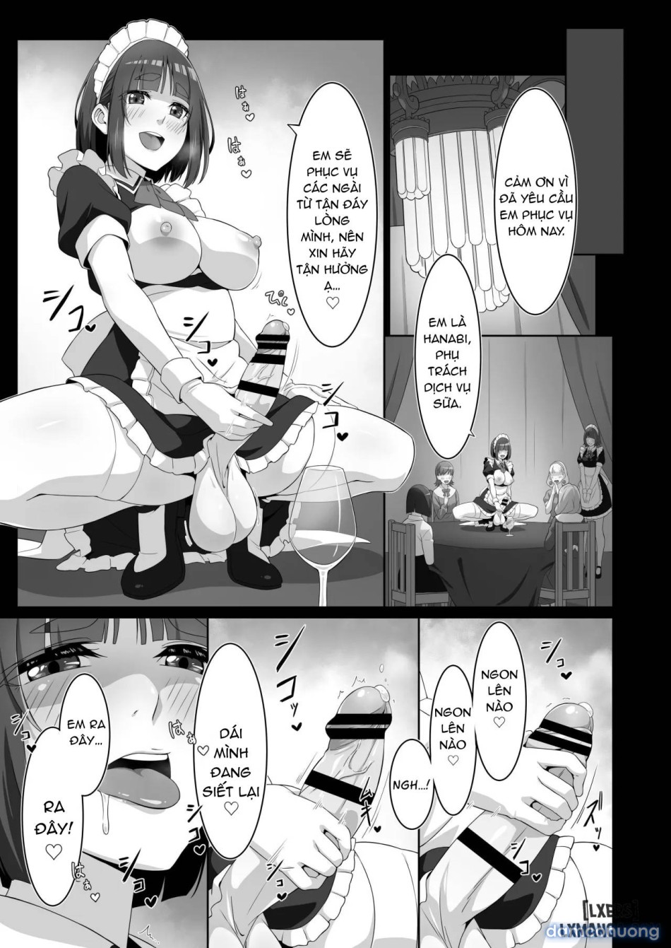 Futanari Maid no Milk Houshi 