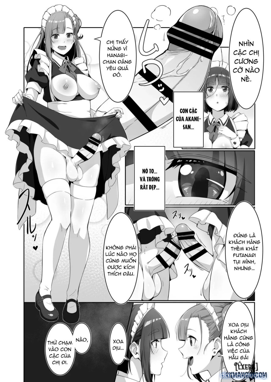 Futanari Maid no Milk Houshi 