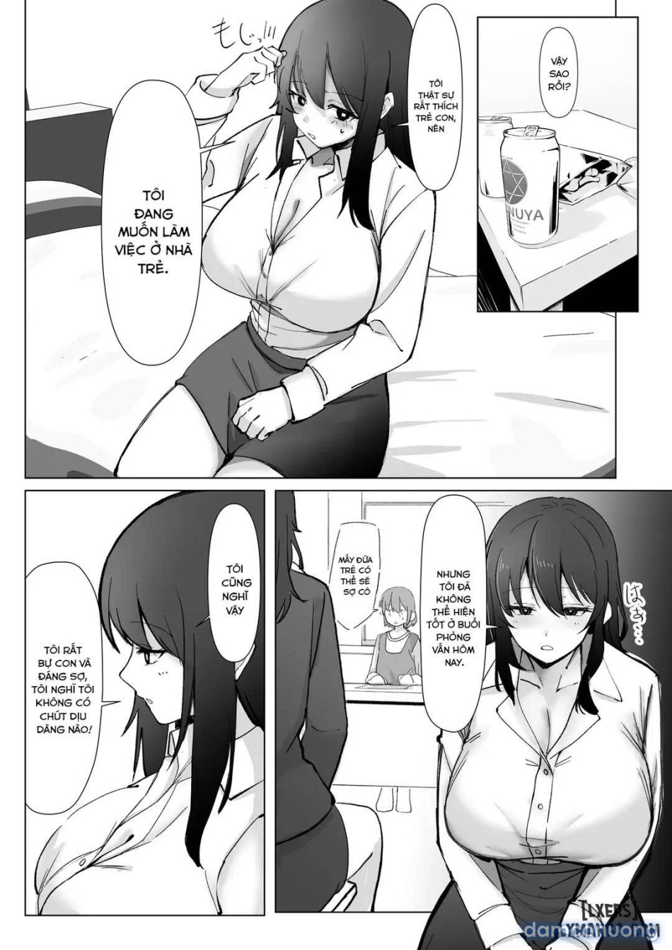 200cm Deka Hoikushi wa Bosei ga Tarinai node Boku ga Renshuudai ni naru Hanashi 