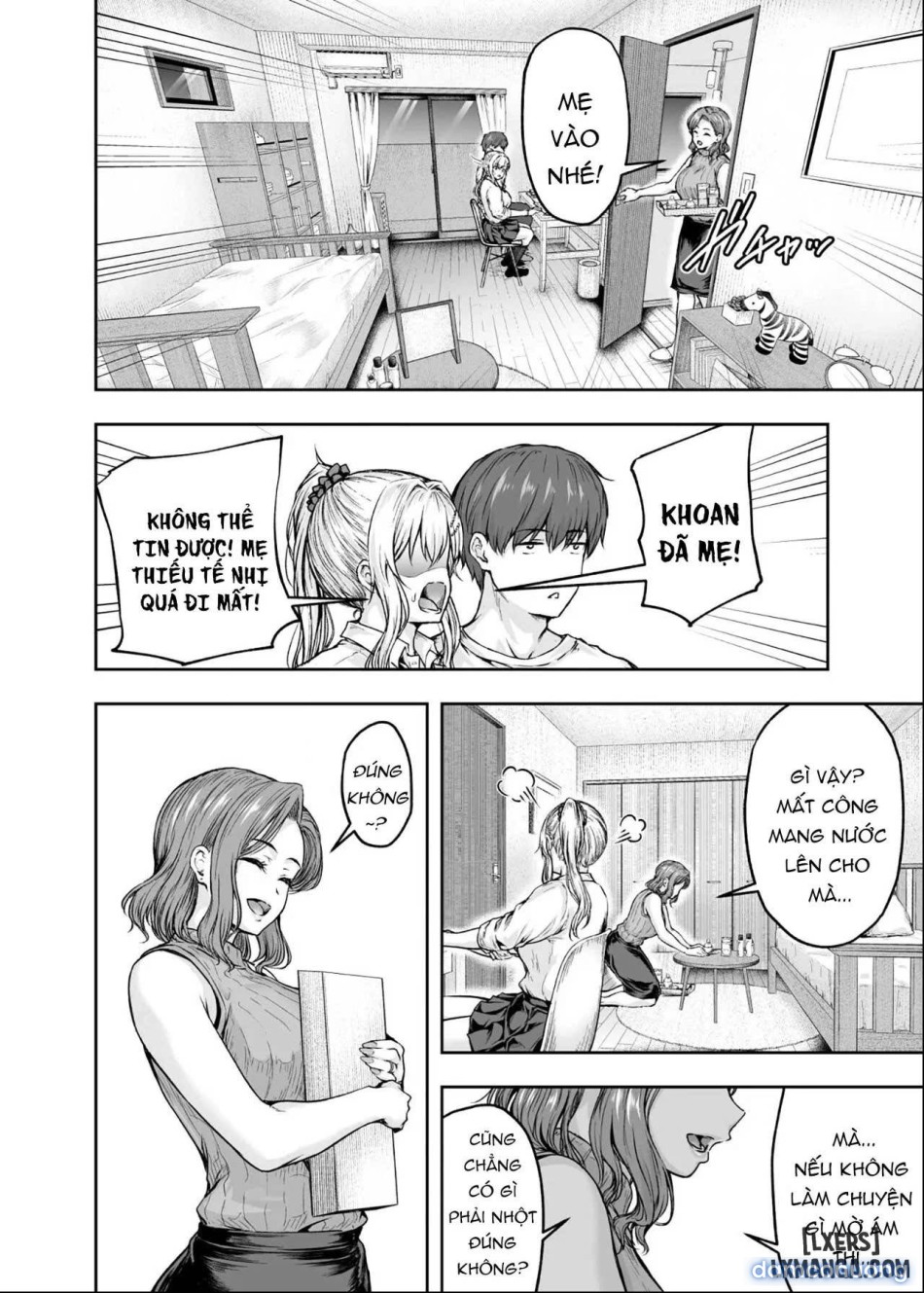 Mama ga Muchuu na Musume no Kareshi - Kono Chinpo wa Kyouikujou Yoroshikunai node Mama ga Shori Shimasu. 
