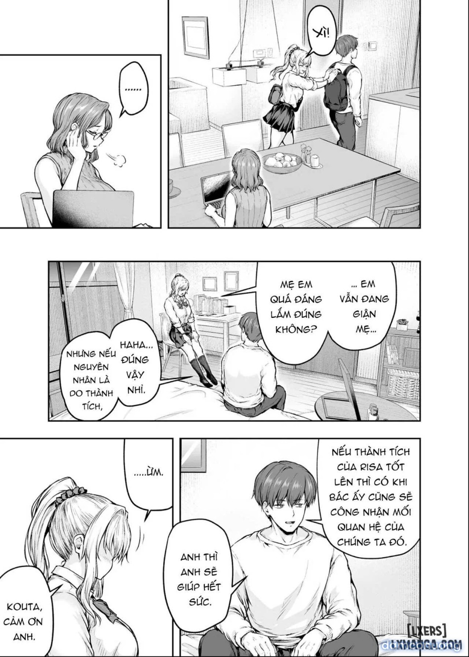 Mama ga Muchuu na Musume no Kareshi - Kono Chinpo wa Kyouikujou Yoroshikunai node Mama ga Shori Shimasu. 