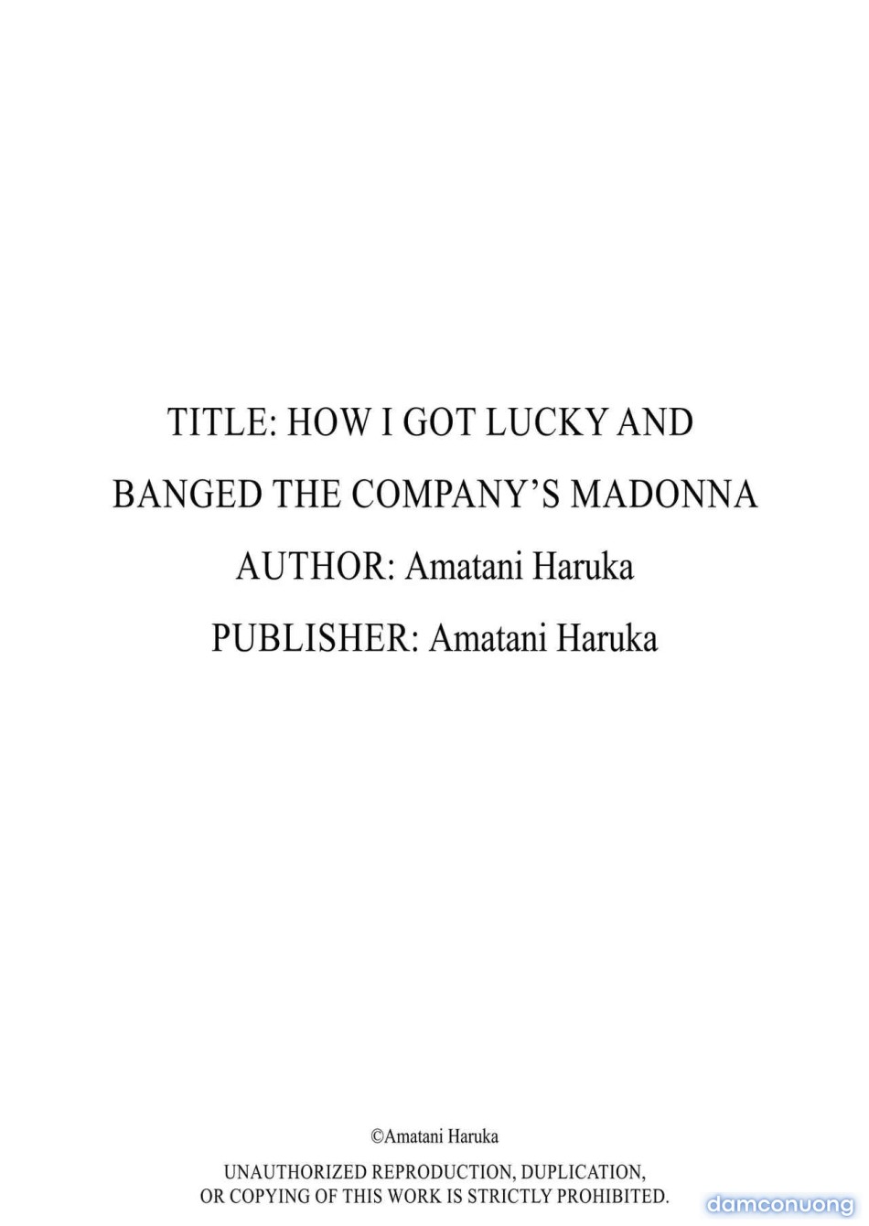 Kaisha no Madonna to Lucky de Yareta Hanashi 