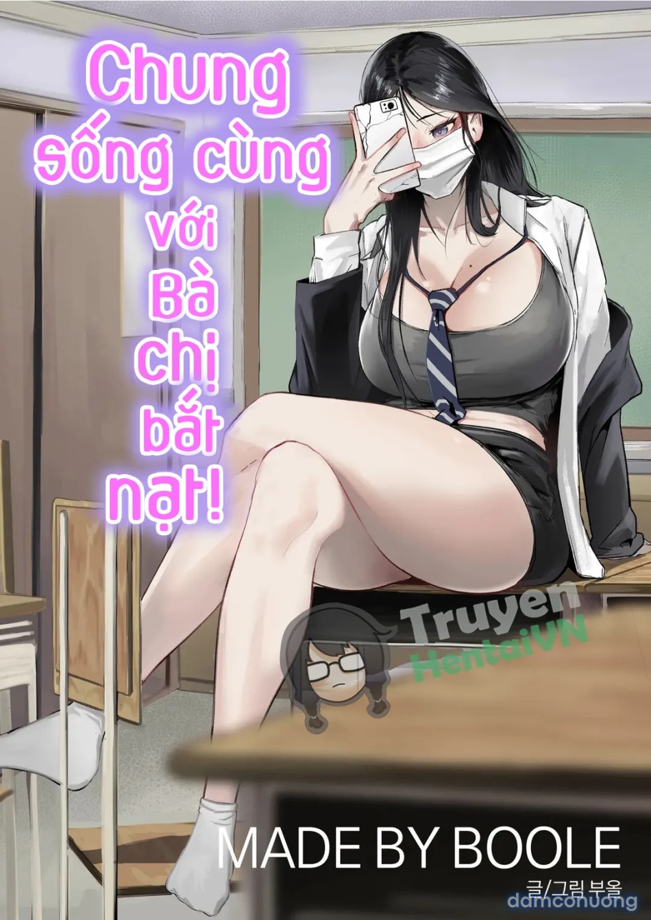 Living together with the buxom female bully 