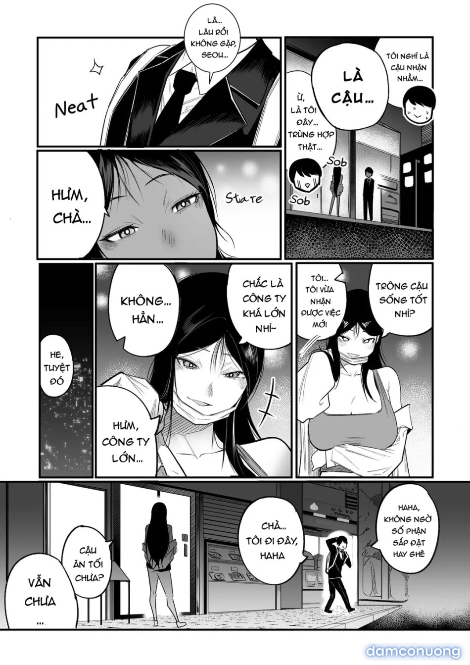Living together with the buxom female bully 