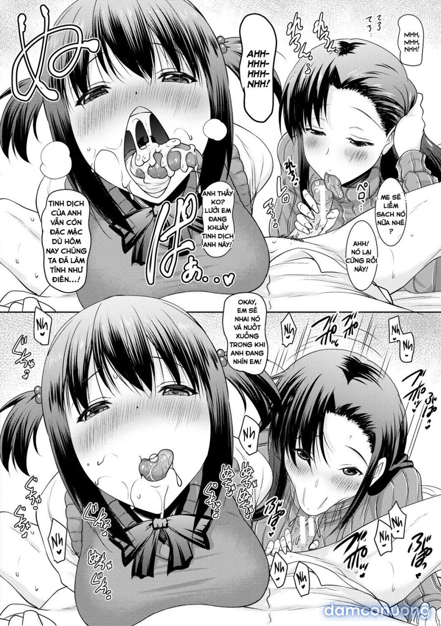 Kyonyuu Oyako no Shita to Shikyuu ni Renzoku Shasei 