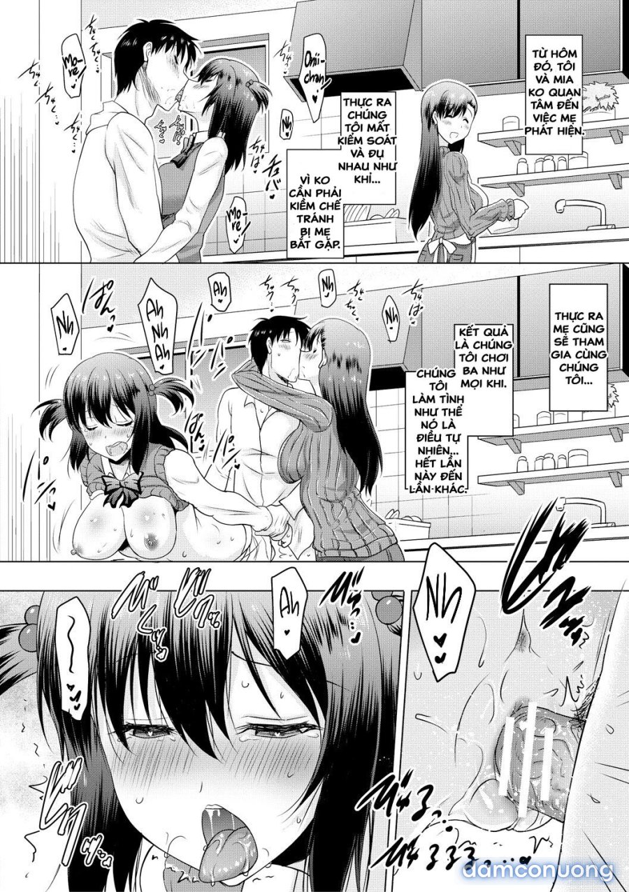 Kyonyuu Oyako no Shita to Shikyuu ni Renzoku Shasei 