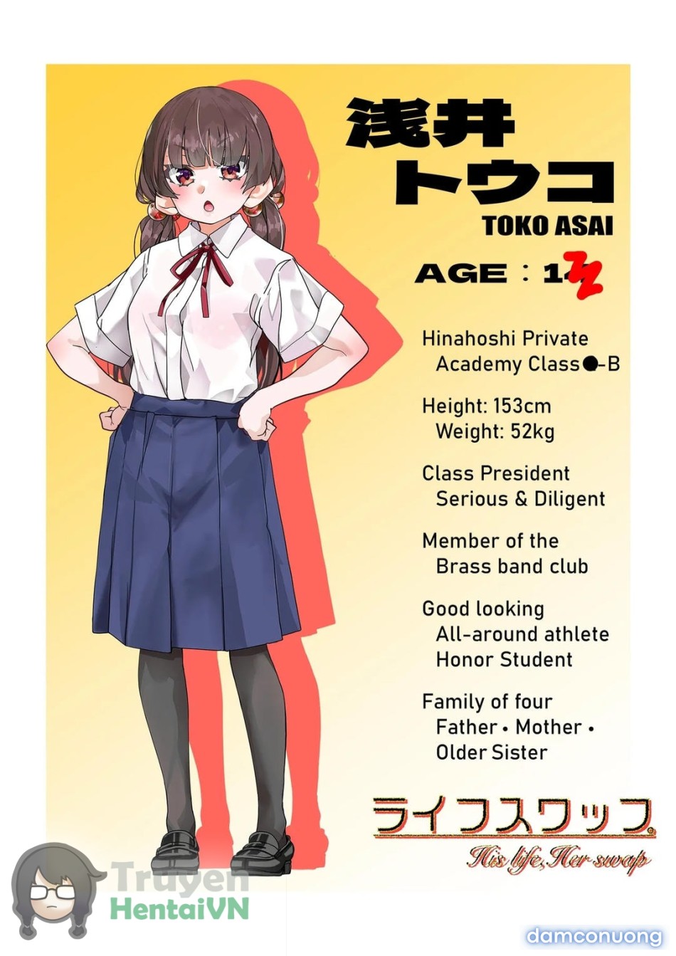 His life, Her swap: The Case of Toko Asai 