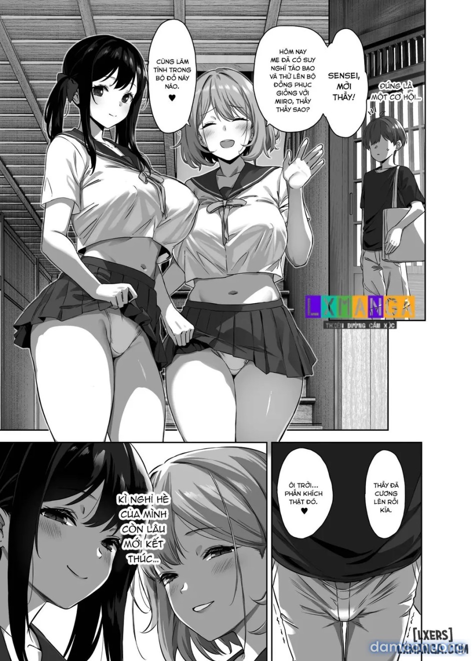 Natsu to Inaka to Yuuwaku shite kuru Dekkai Oshiego 