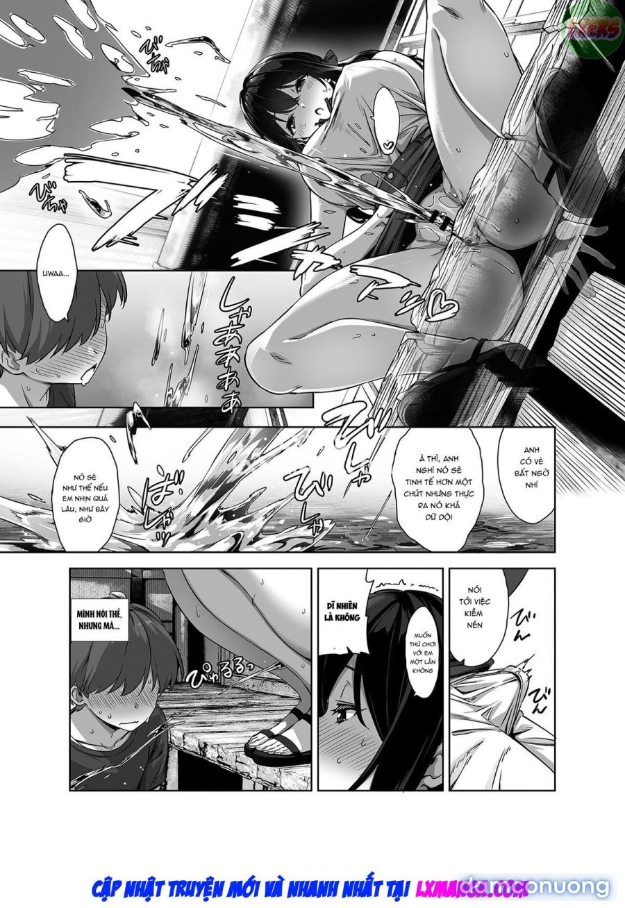 Natsu to Inaka to Yuuwaku shite kuru Dekkai Oshiego 