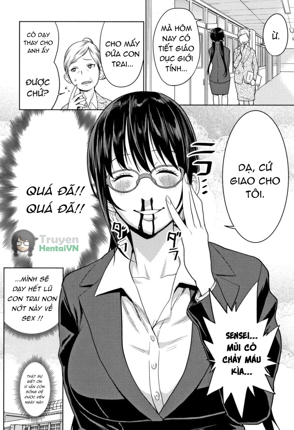 Yarisugi Seikyouiku! ~Hentai Onna Kyoushi Kikiippatsu~ 