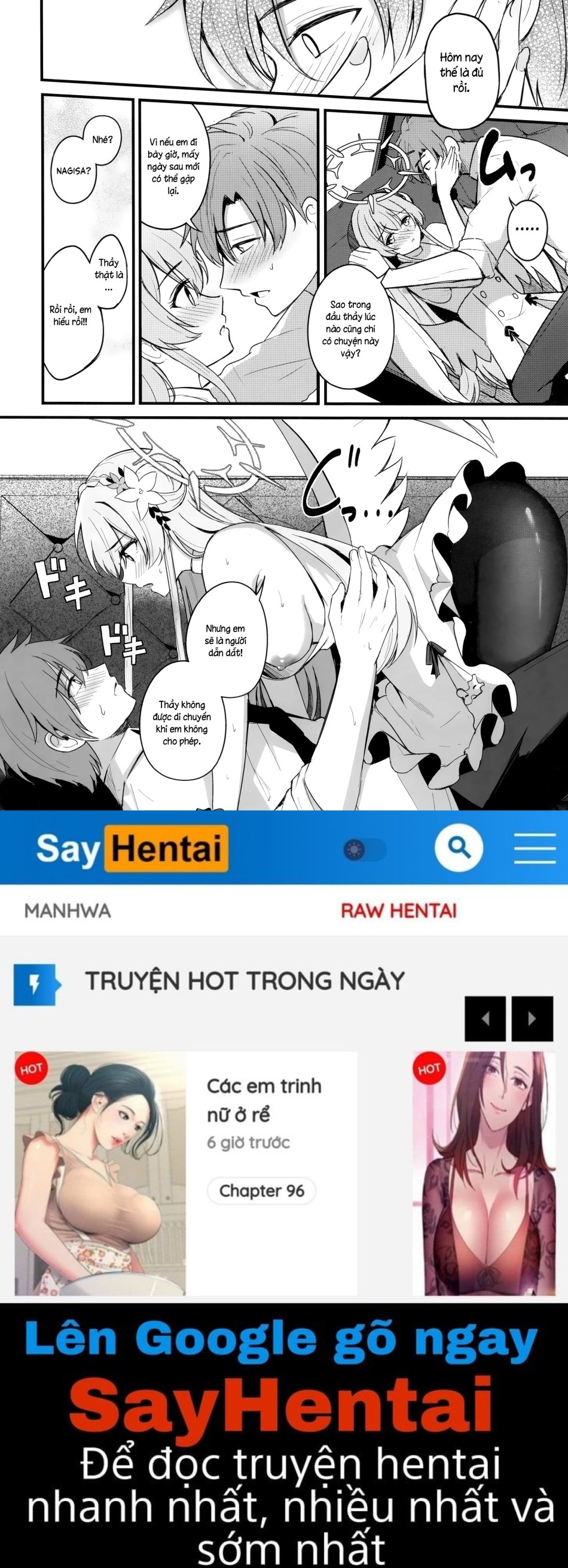 Đừng để dính lên đồng phục nhé 