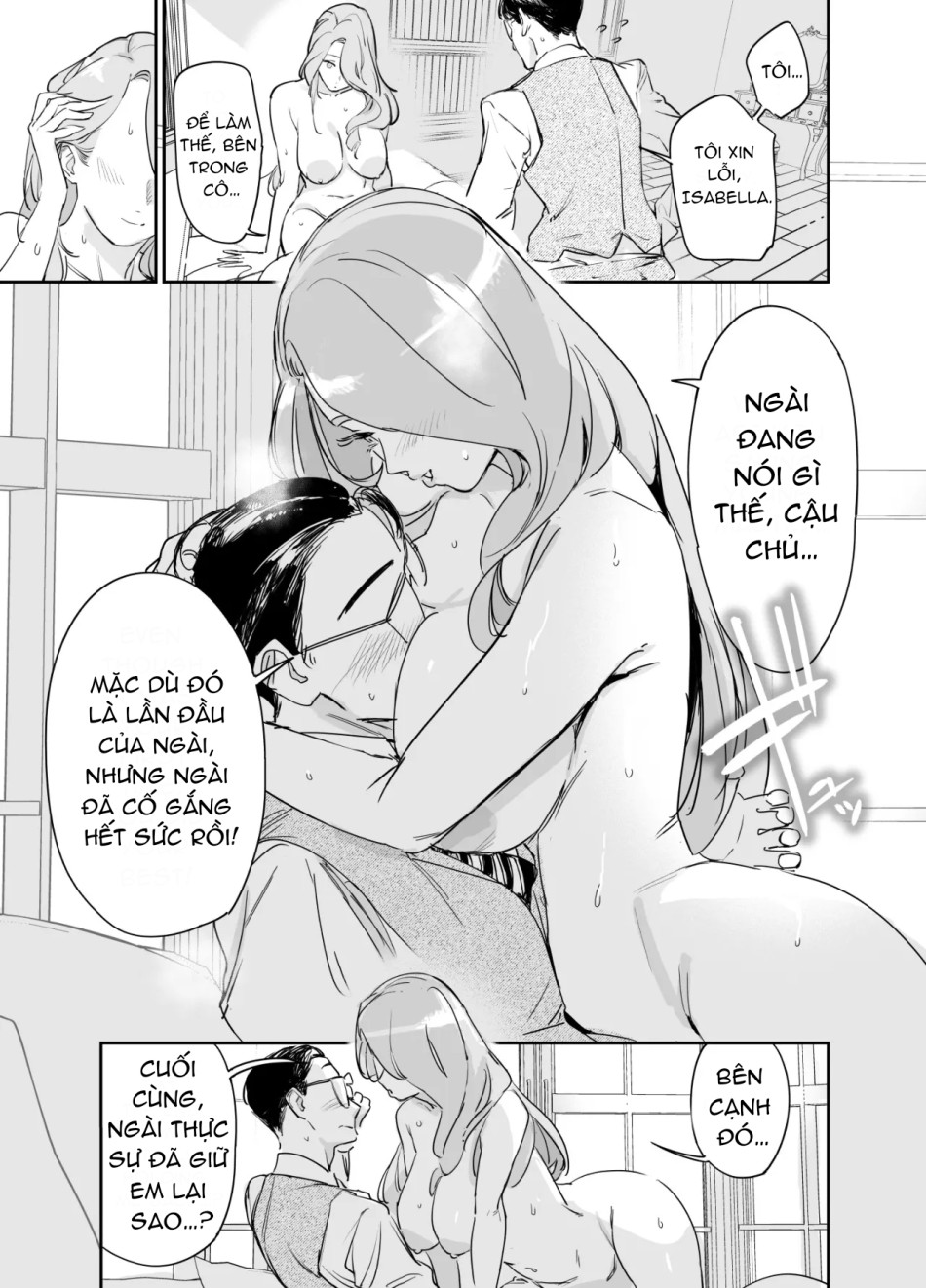 Lần đầu của cô bảo mẫu Isabella ~ Nếu cậu muốn, hãy thụ thai cho tôi nhé ~ 