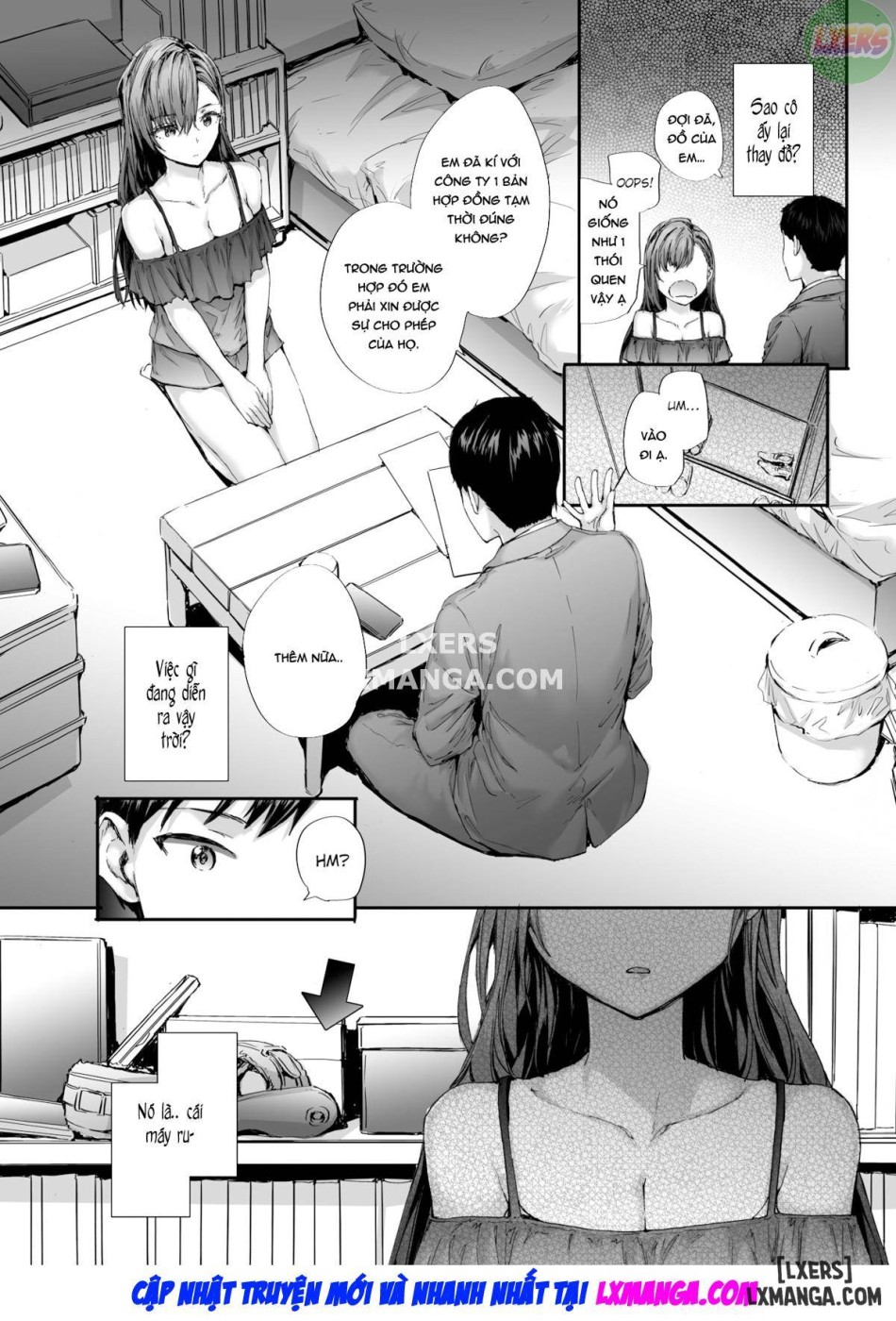 Cô nhân viên tạm thời Nakano-san từng là diễn viên phim người lớn. 