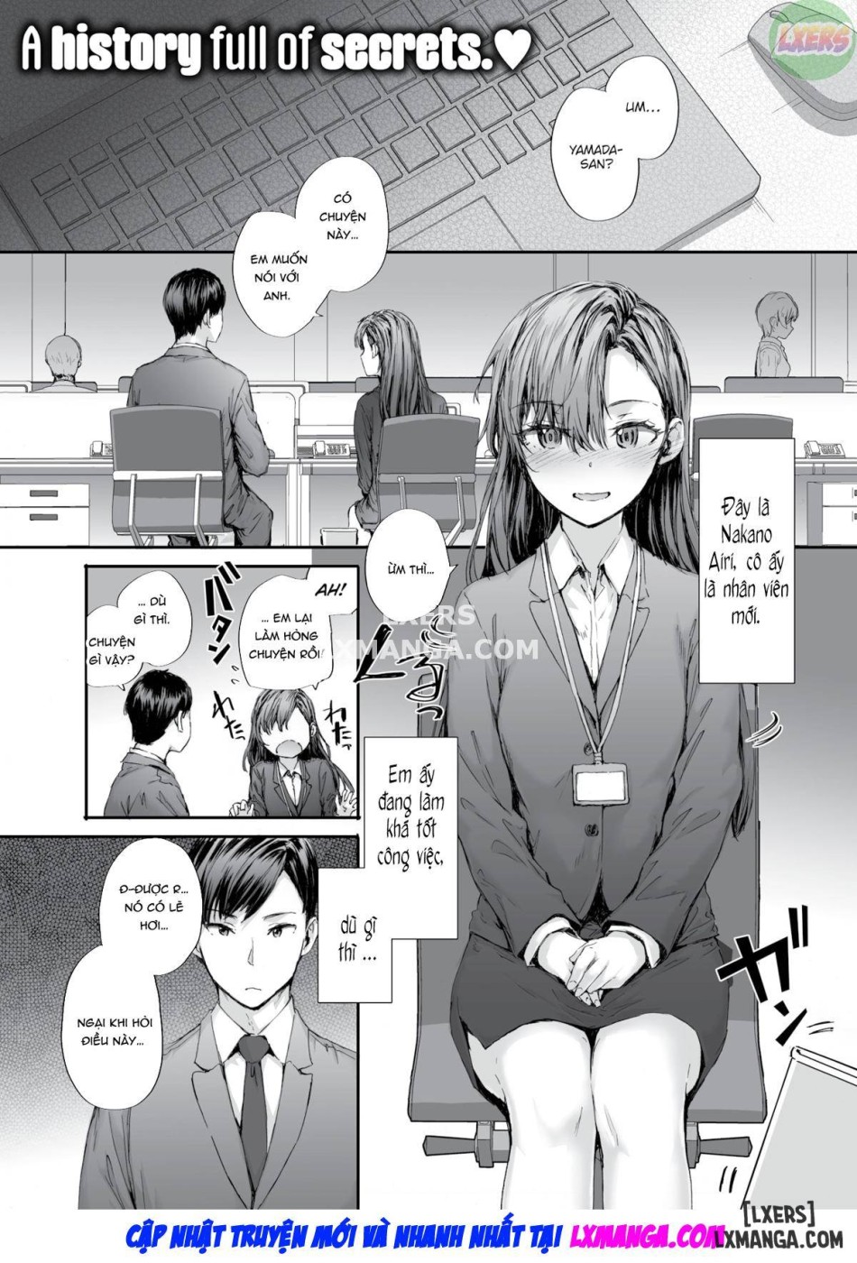 Cô nhân viên tạm thời Nakano-san từng là diễn viên phim người lớn. 