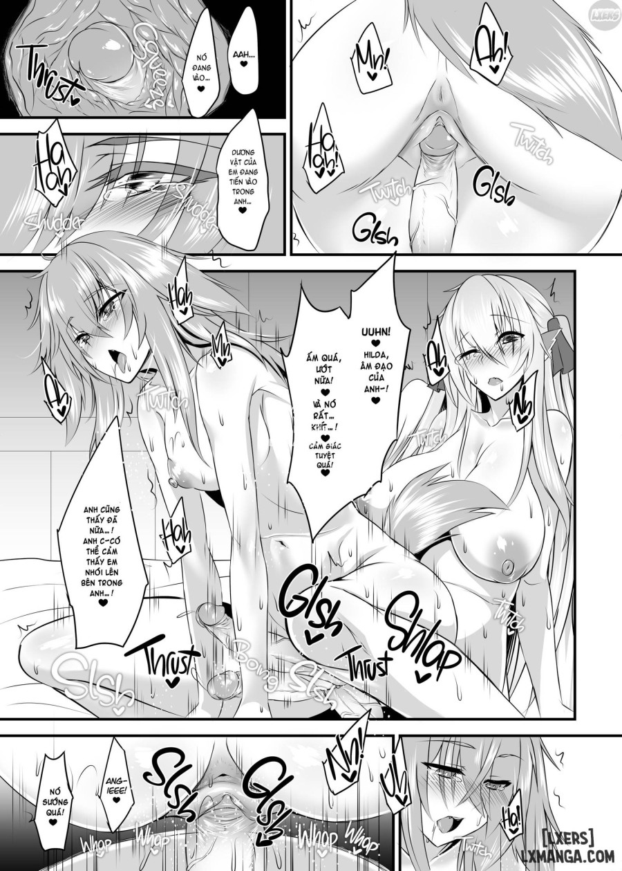 Two Flowers for Two Delivery Girls 