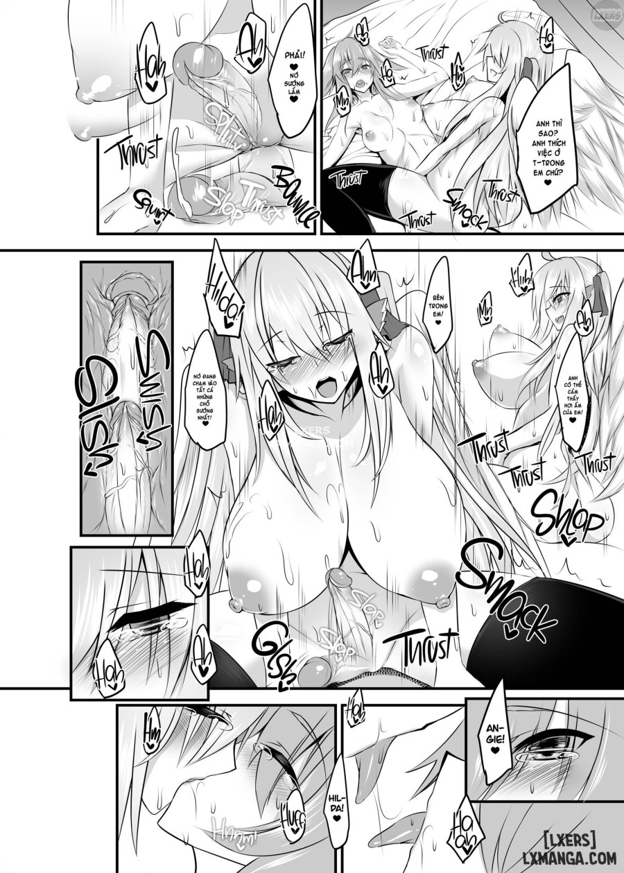 Two Flowers for Two Delivery Girls 