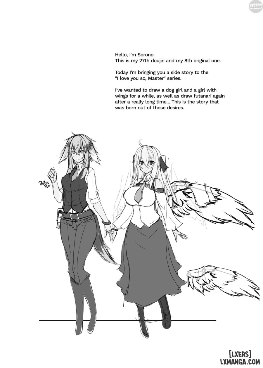 Two Flowers for Two Delivery Girls 