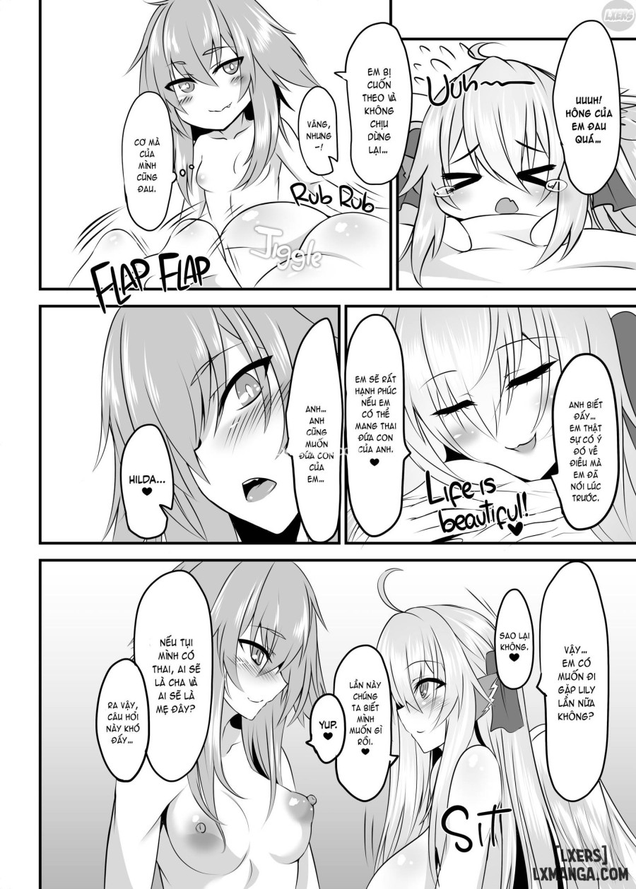 Two Flowers for Two Delivery Girls 