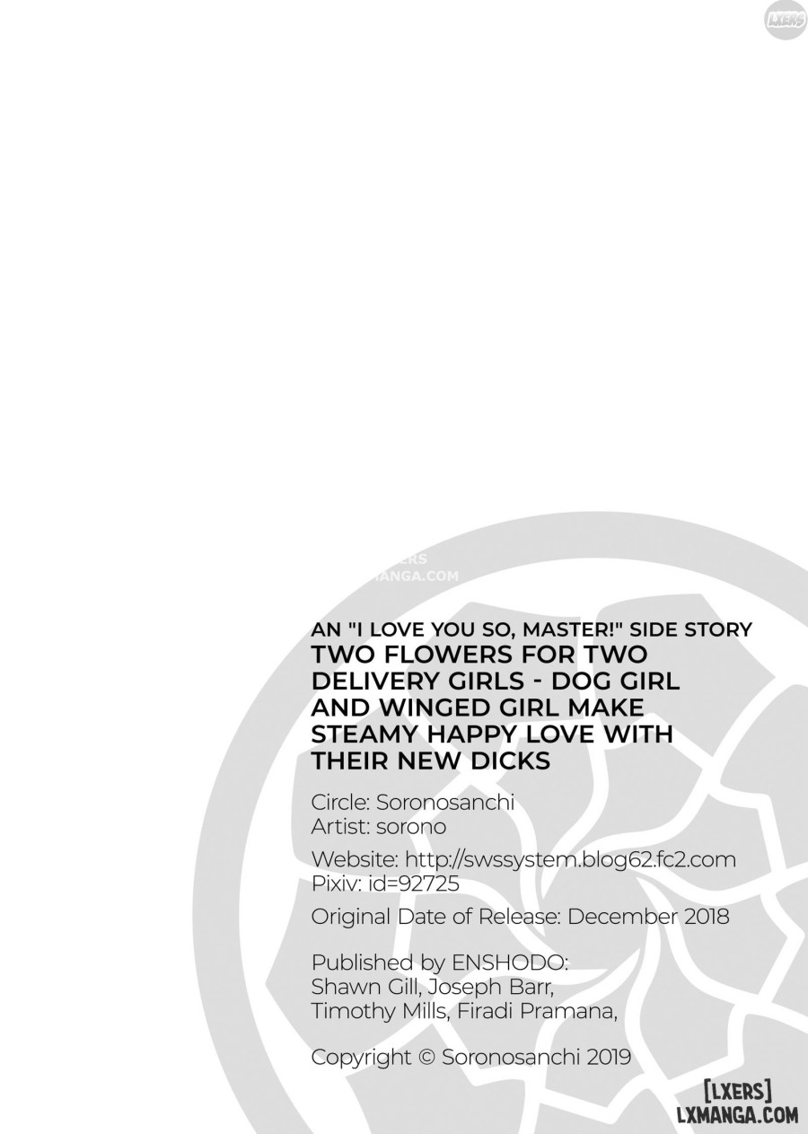 Two Flowers for Two Delivery Girls 