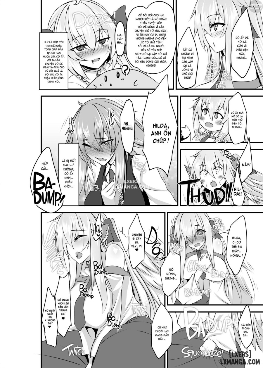 Two Flowers for Two Delivery Girls 