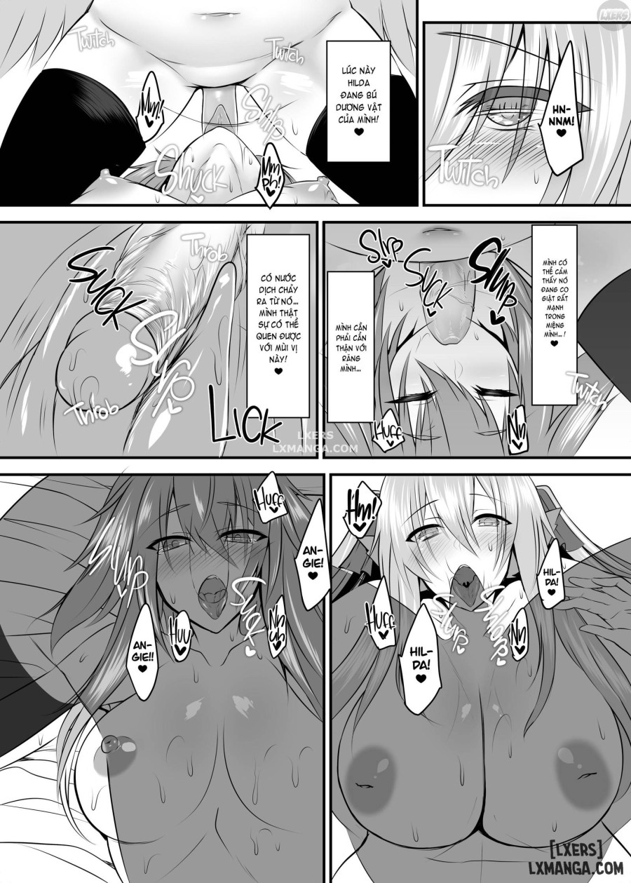 Two Flowers for Two Delivery Girls 