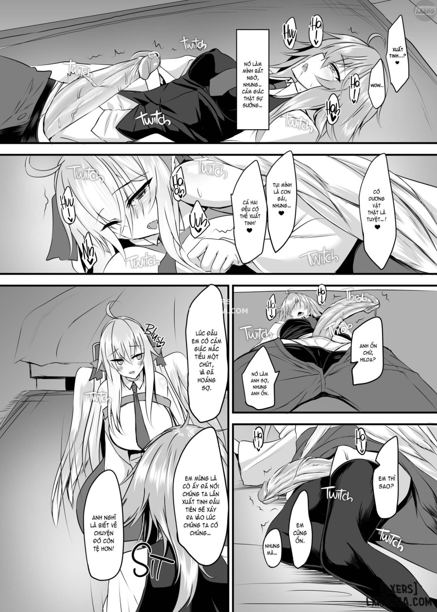 Two Flowers for Two Delivery Girls 