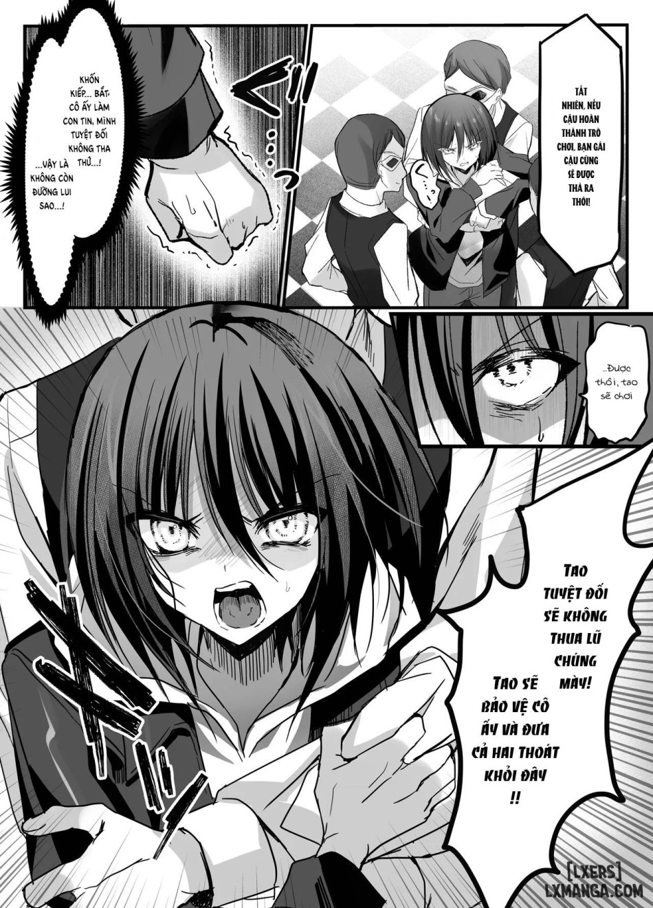 Kanojo no mae de! Mesu-ochi taikyū shō 