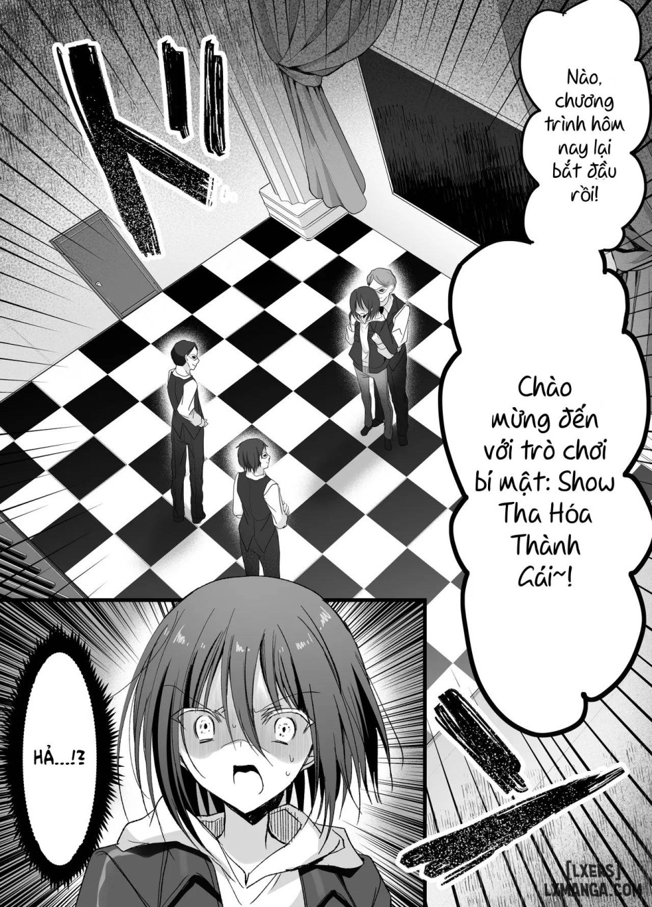 Kanojo no mae de! Mesu-ochi taikyū shō 