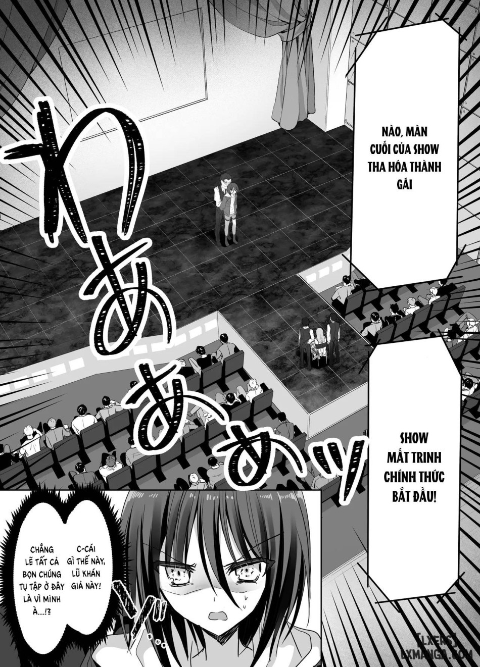 Kanojo no mae de! Mesu-ochi taikyū shō 