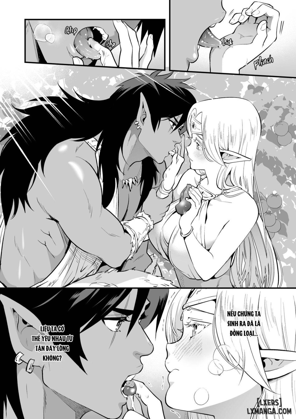 The Orc's Bride: An Elf Held Captive by Pleasure 