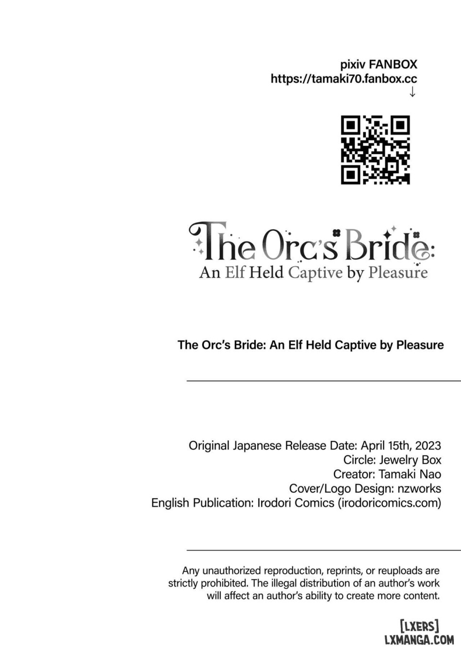 The Orc's Bride: An Elf Held Captive by Pleasure 