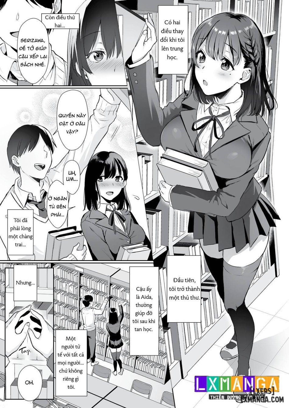 Girl in the Library 