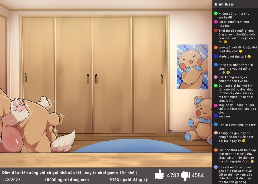 Những buổi livestream bất ổn của các bé Furry loli 
