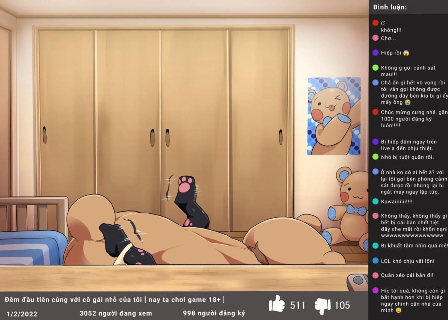 Những buổi livestream bất ổn của các bé Furry loli 